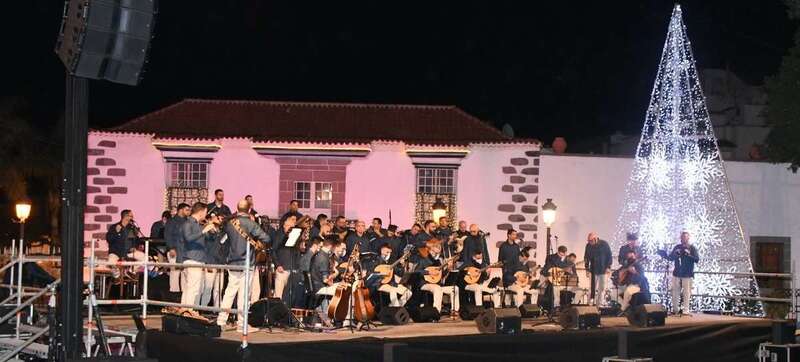 Momento del concierto de esta noche/TA.